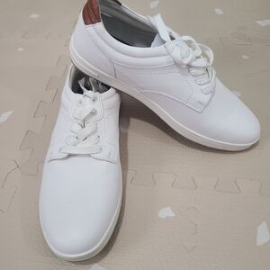 White and Brown Men's Sneakers